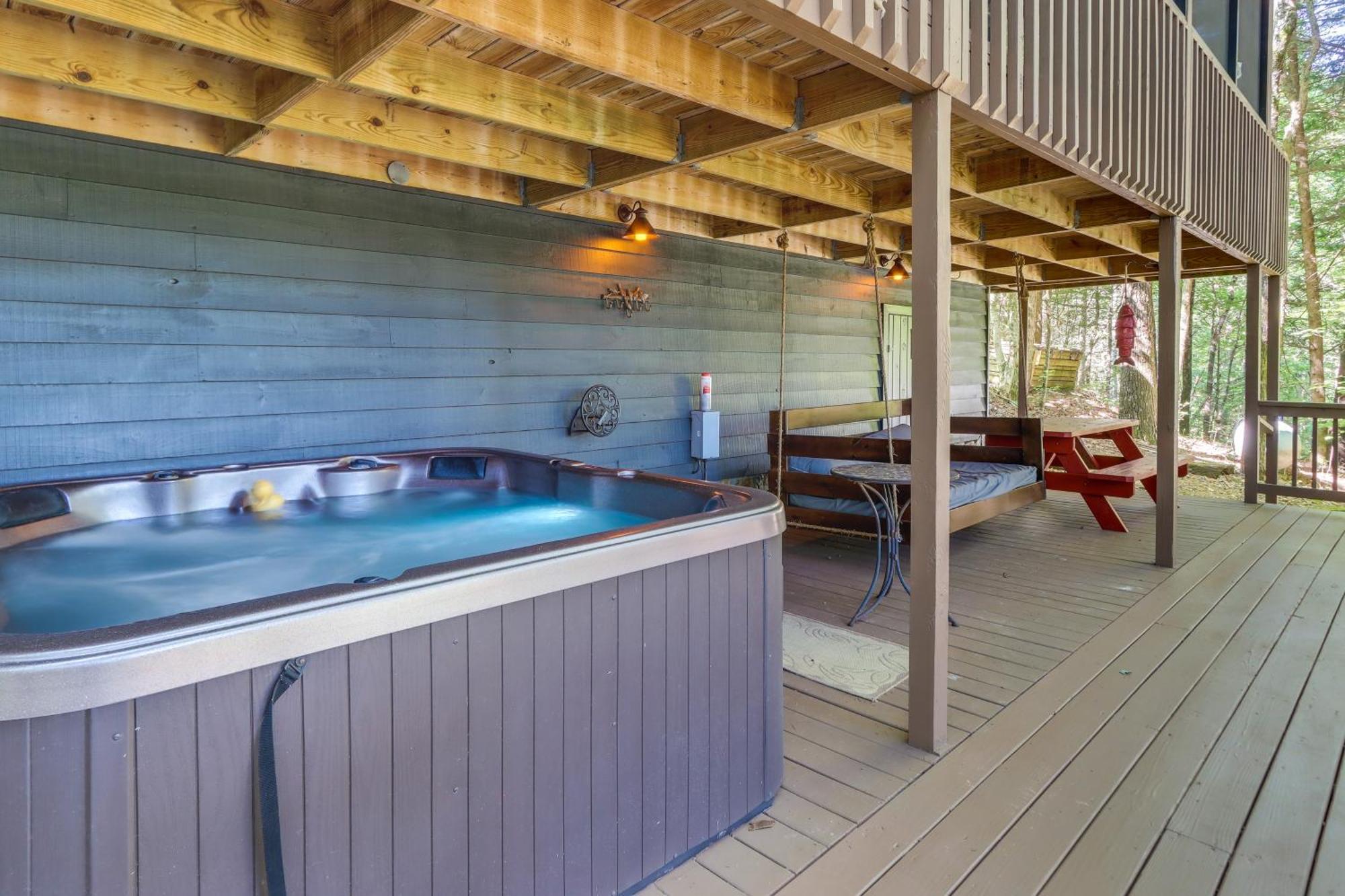 Luxe Fightingtown Creek Cabin 2 King Suites And Spa Epworth Екстериор снимка